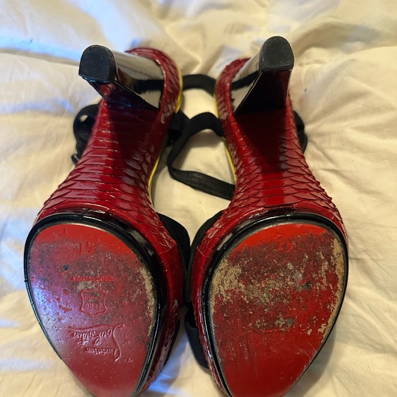 Christian Louboutin Python Heels - Picture 8 of 9